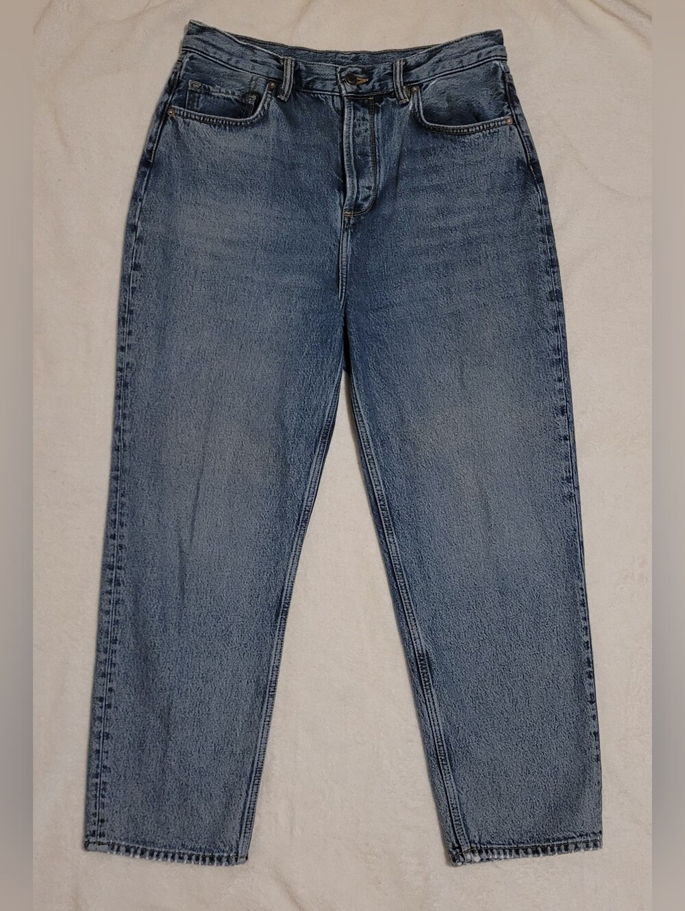 ​AllSaints Debbie High Rise Button Fly Straight Leg Jeans 31